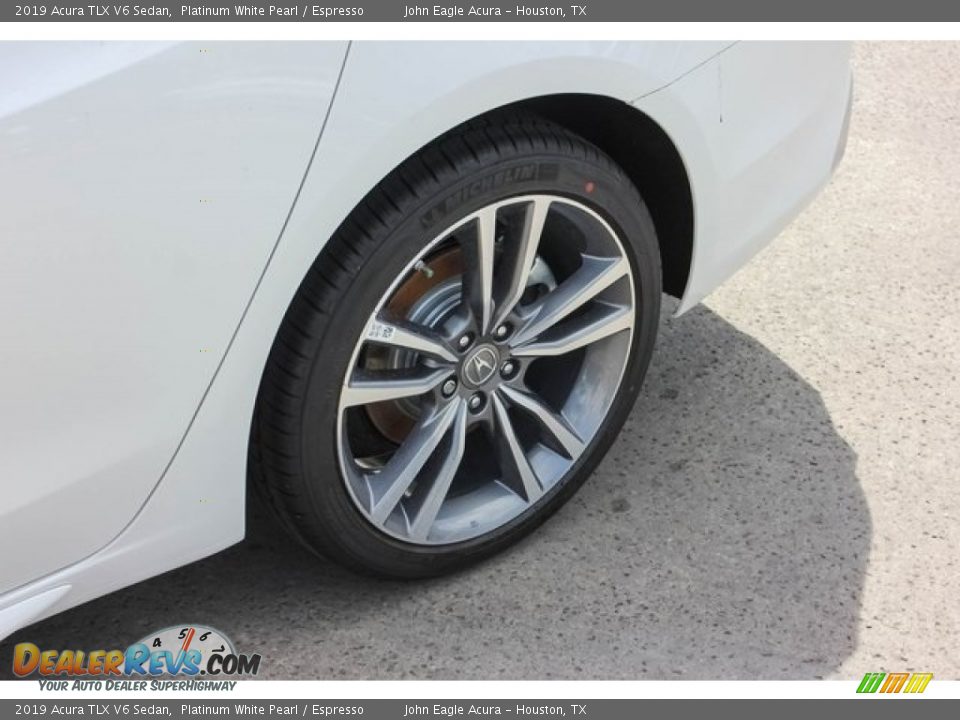 2019 Acura TLX V6 Sedan Platinum White Pearl / Espresso Photo #13
