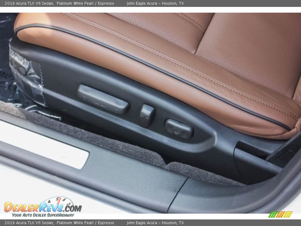 2019 Acura TLX V6 Sedan Platinum White Pearl / Espresso Photo #17