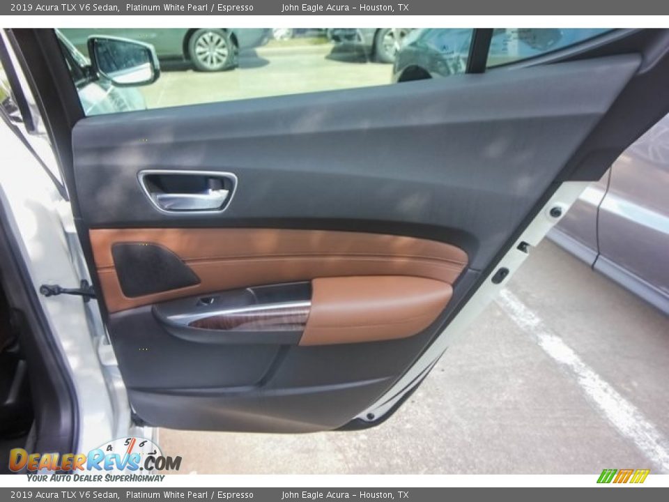 2019 Acura TLX V6 Sedan Platinum White Pearl / Espresso Photo #23