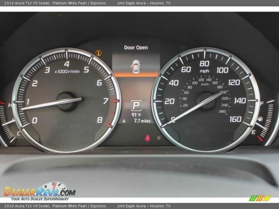 2019 Acura TLX V6 Sedan Platinum White Pearl / Espresso Photo #32