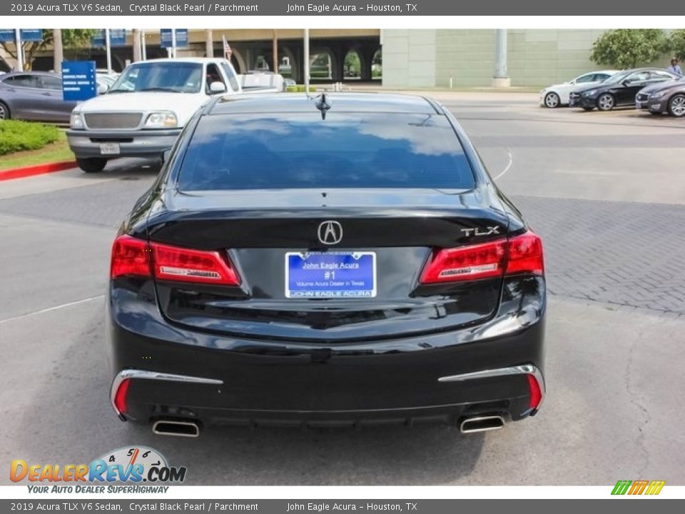 2019 Acura TLX V6 Sedan Crystal Black Pearl / Parchment Photo #6