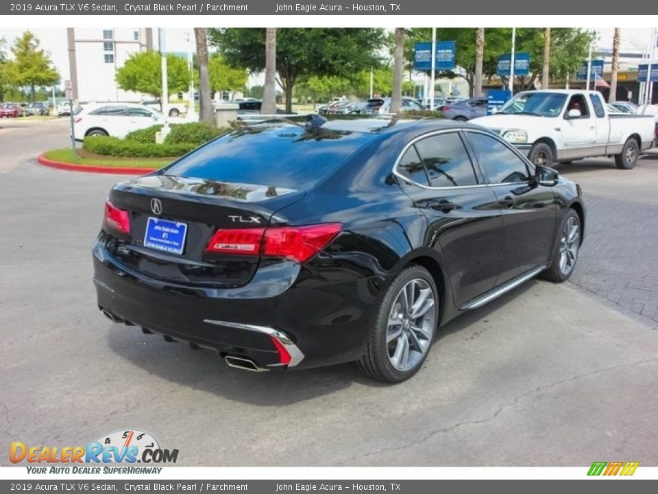 2019 Acura TLX V6 Sedan Crystal Black Pearl / Parchment Photo #7
