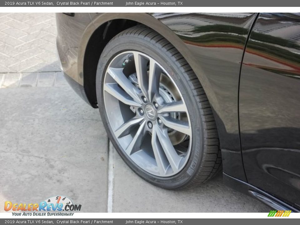2019 Acura TLX V6 Sedan Crystal Black Pearl / Parchment Photo #14