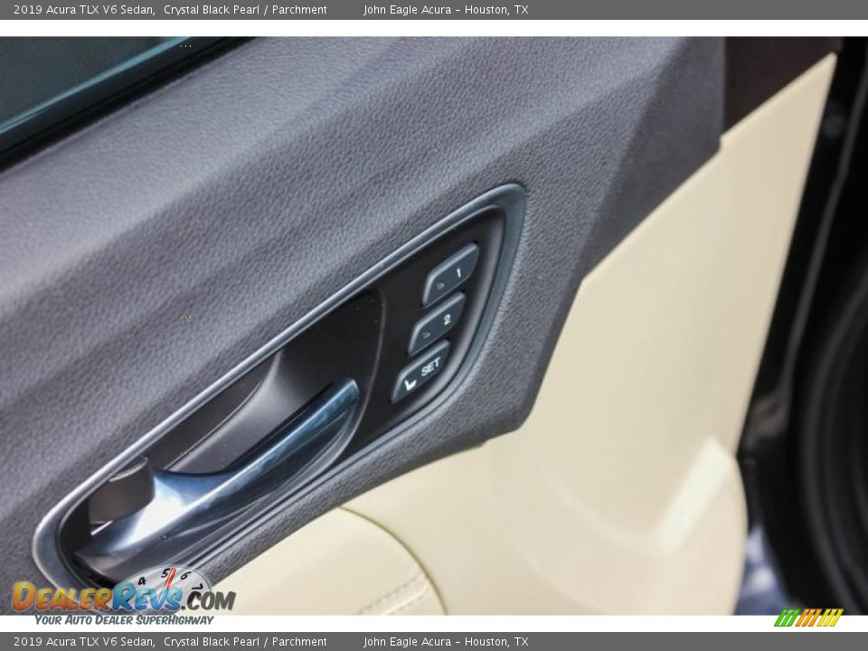 2019 Acura TLX V6 Sedan Crystal Black Pearl / Parchment Photo #17