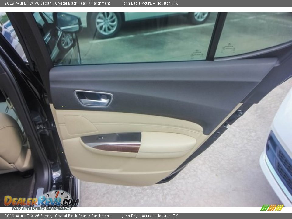 2019 Acura TLX V6 Sedan Crystal Black Pearl / Parchment Photo #24