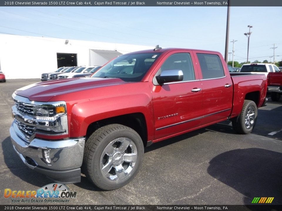 2018 Chevrolet Silverado 1500 LTZ Crew Cab 4x4 Cajun Red Tintcoat / Jet Black Photo #1