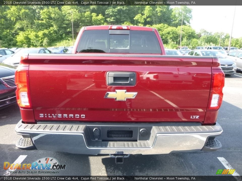 2018 Chevrolet Silverado 1500 LTZ Crew Cab 4x4 Cajun Red Tintcoat / Jet Black Photo #3