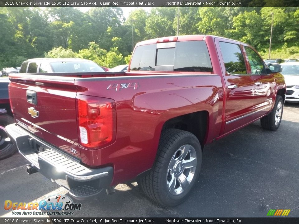 2018 Chevrolet Silverado 1500 LTZ Crew Cab 4x4 Cajun Red Tintcoat / Jet Black Photo #4