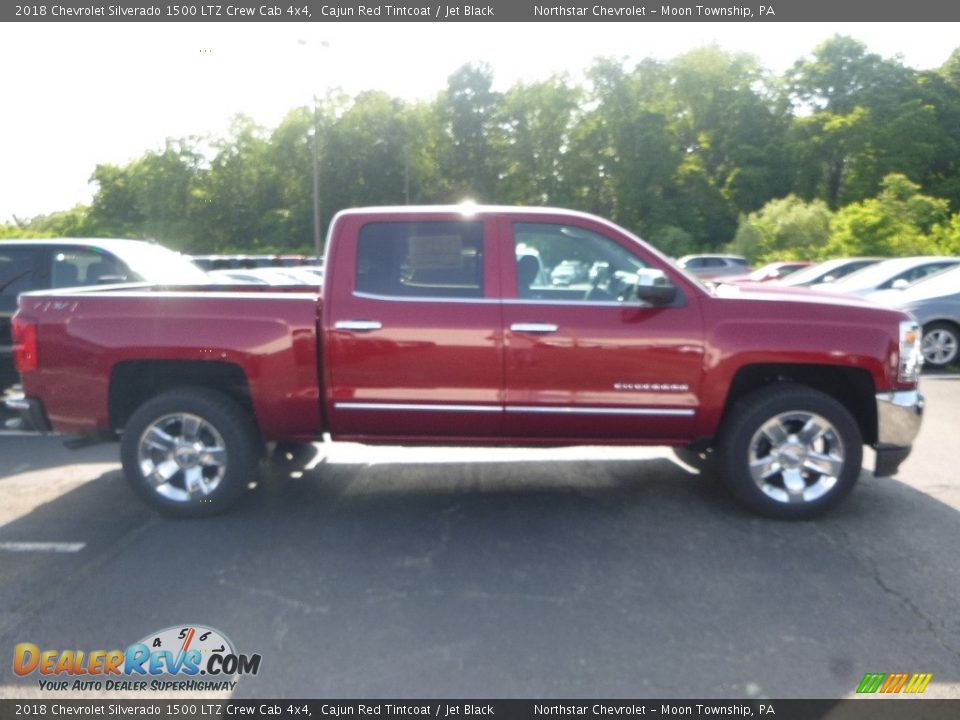 2018 Chevrolet Silverado 1500 LTZ Crew Cab 4x4 Cajun Red Tintcoat / Jet Black Photo #5