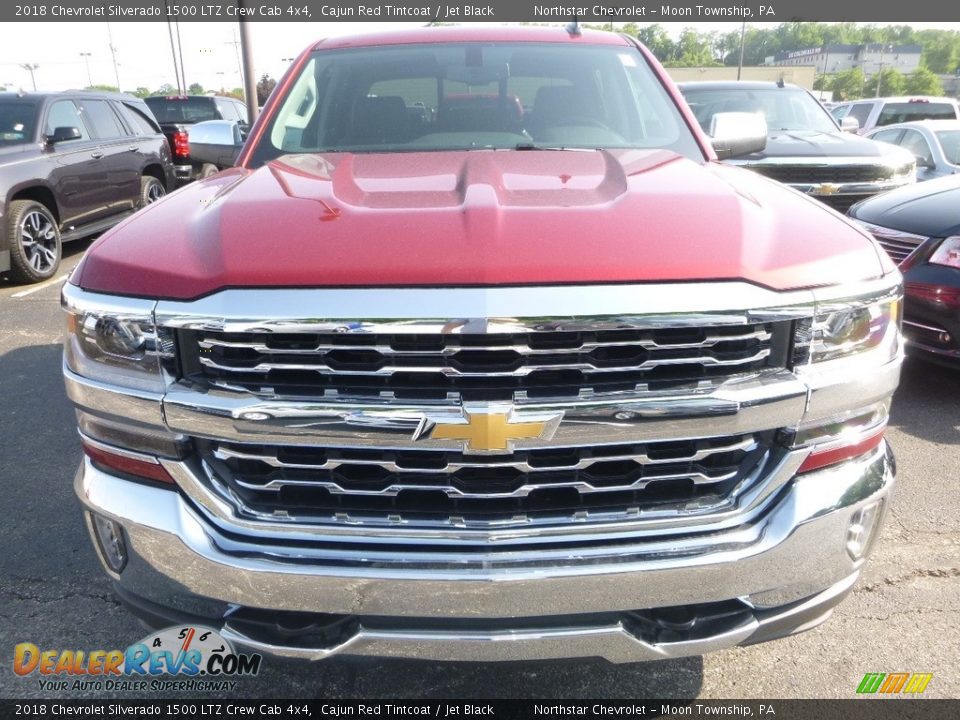 2018 Chevrolet Silverado 1500 LTZ Crew Cab 4x4 Cajun Red Tintcoat / Jet Black Photo #6