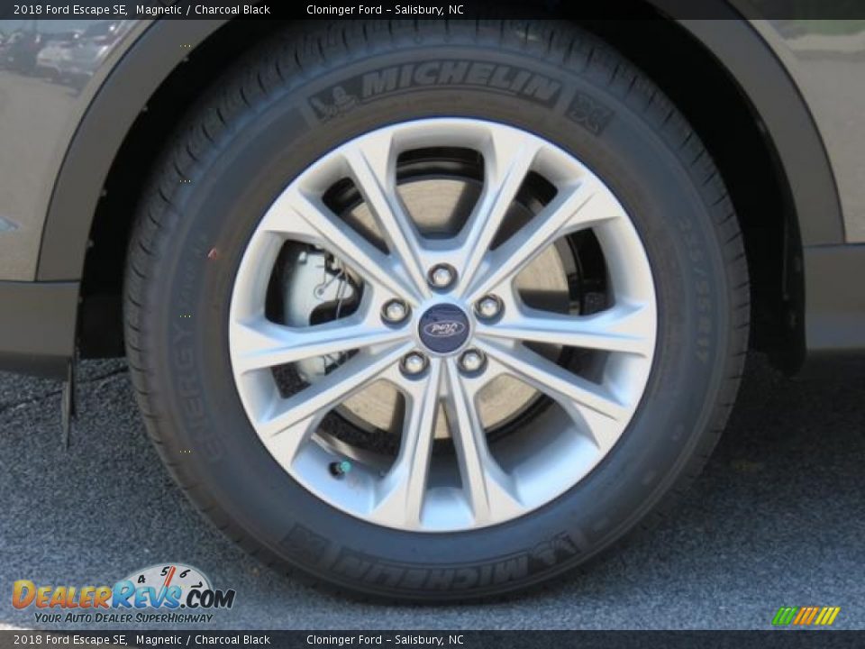 2018 Ford Escape SE Magnetic / Charcoal Black Photo #4