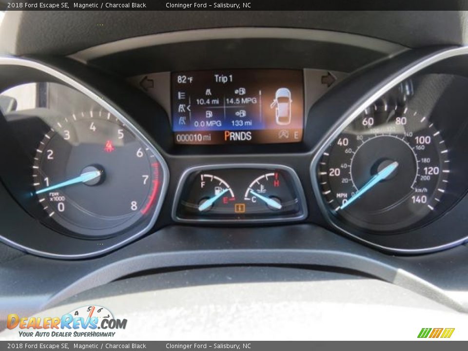 2018 Ford Escape SE Magnetic / Charcoal Black Photo #11