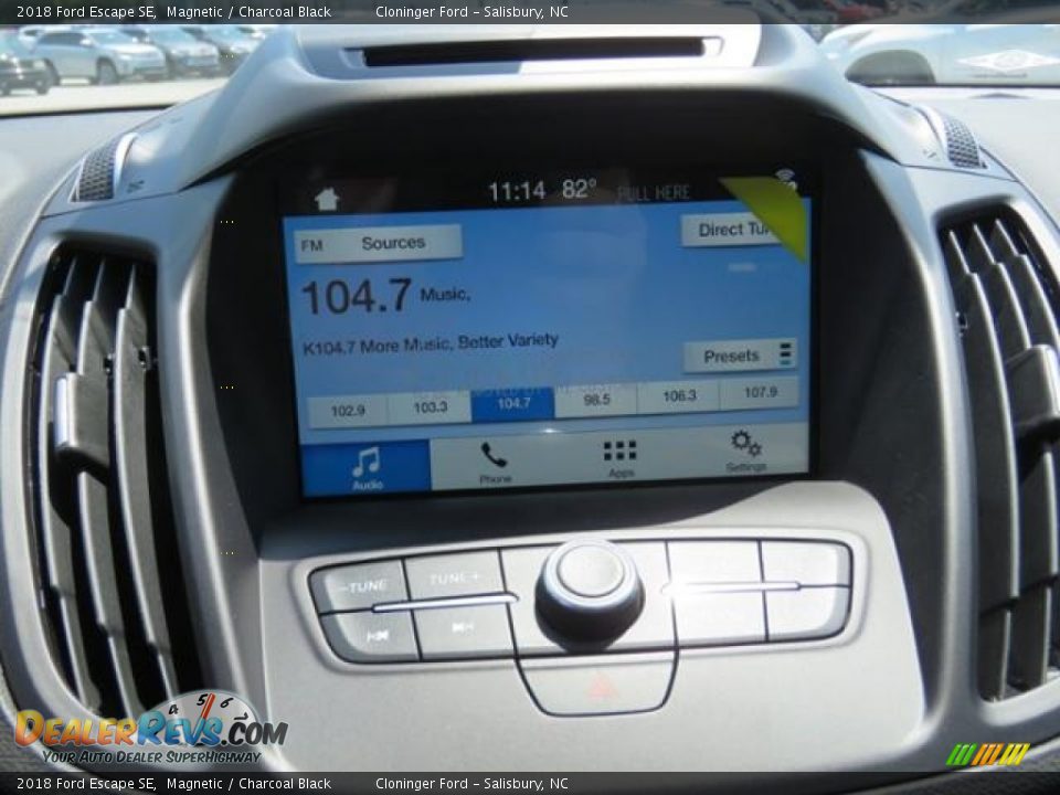 2018 Ford Escape SE Magnetic / Charcoal Black Photo #12