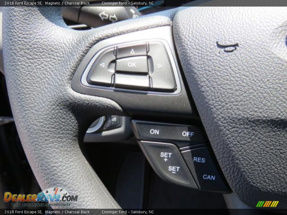 2018 Ford Escape SE Magnetic / Charcoal Black Photo #16