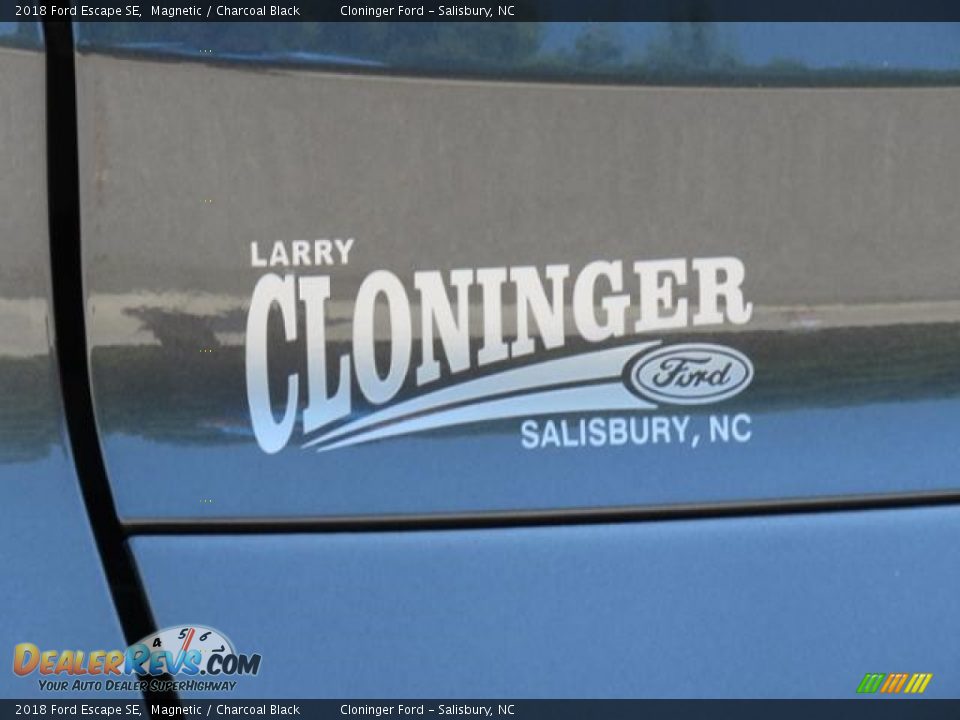 2018 Ford Escape SE Magnetic / Charcoal Black Photo #25