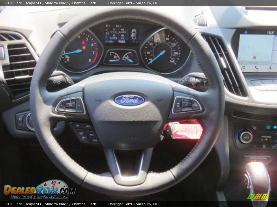 2018 Ford Escape SEL Shadow Black / Charcoal Black Photo #5