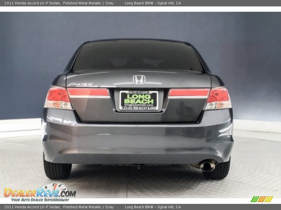 2011 Honda Accord LX-P Sedan Polished Metal Metallic / Gray Photo #3
