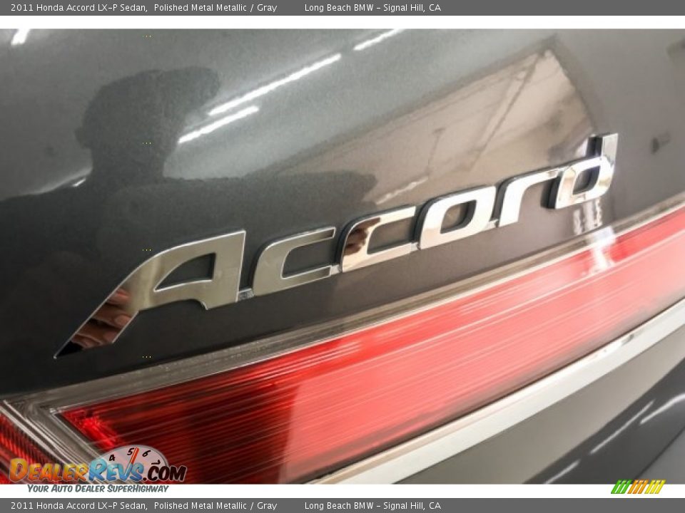 2011 Honda Accord LX-P Sedan Polished Metal Metallic / Gray Photo #7