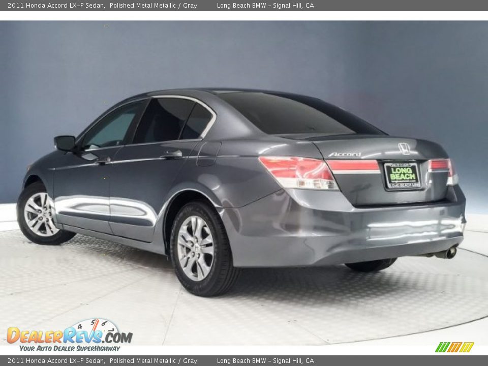2011 Honda Accord LX-P Sedan Polished Metal Metallic / Gray Photo #10