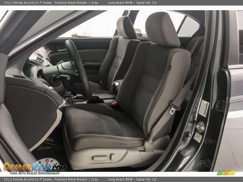 2011 Honda Accord LX-P Sedan Polished Metal Metallic / Gray Photo #31