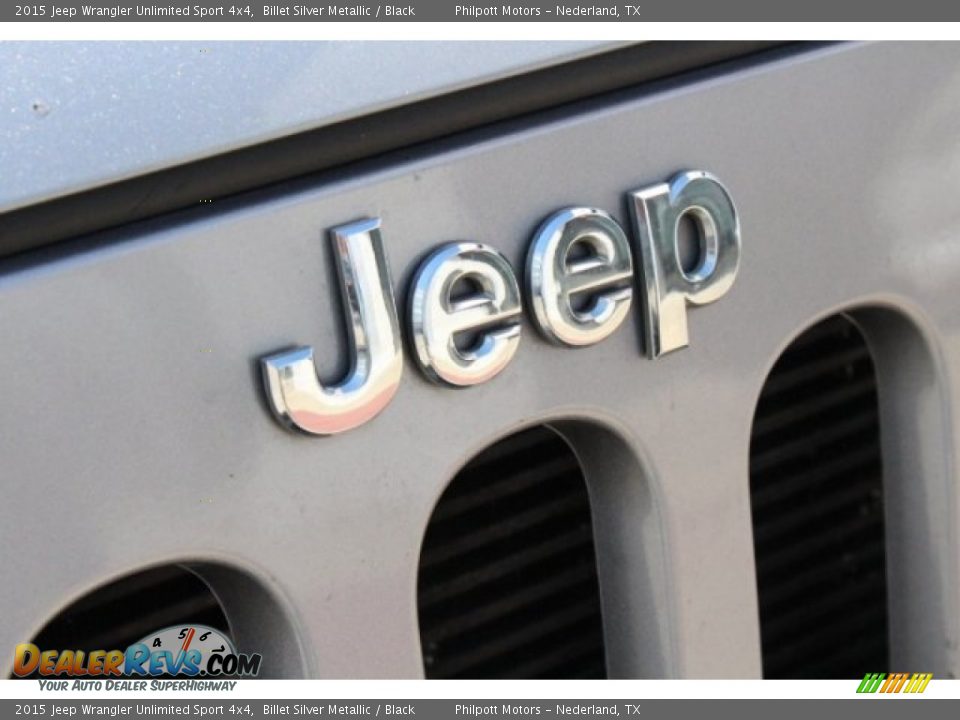 2015 Jeep Wrangler Unlimited Sport 4x4 Billet Silver Metallic / Black Photo #12