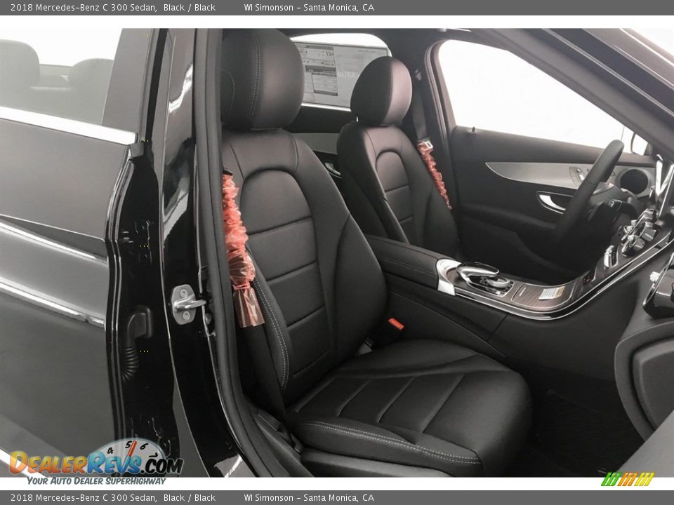2018 Mercedes-Benz C 300 Sedan Black / Black Photo #2