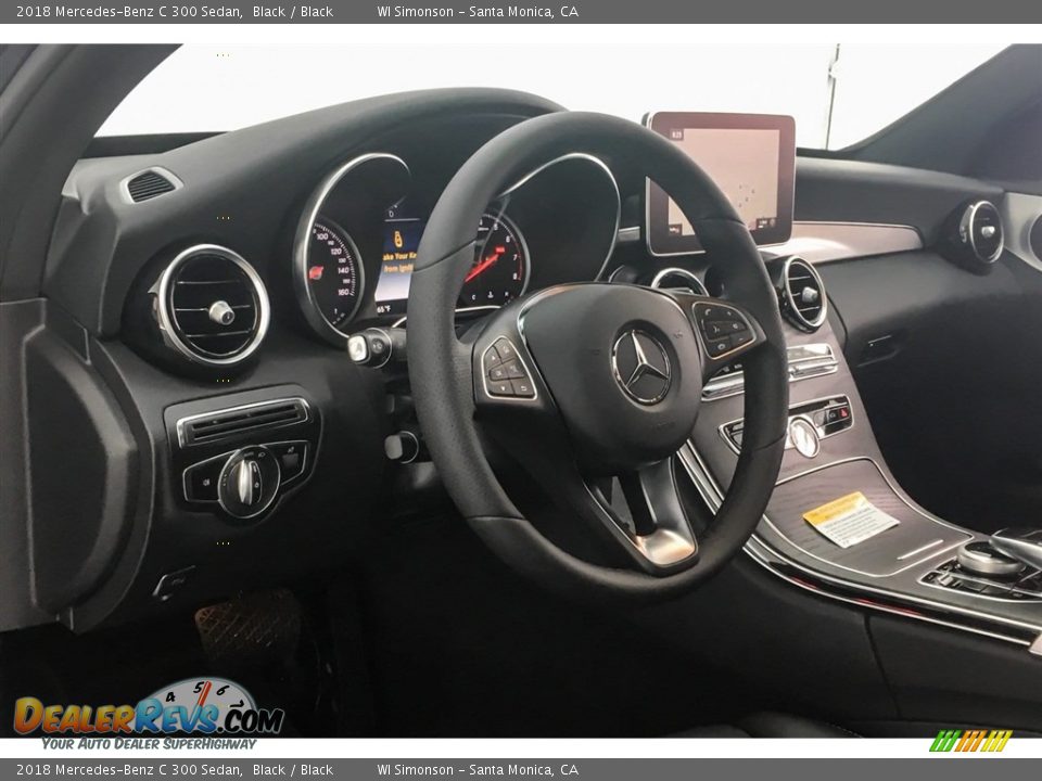 2018 Mercedes-Benz C 300 Sedan Black / Black Photo #5