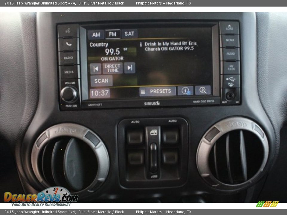 2015 Jeep Wrangler Unlimited Sport 4x4 Billet Silver Metallic / Black Photo #17