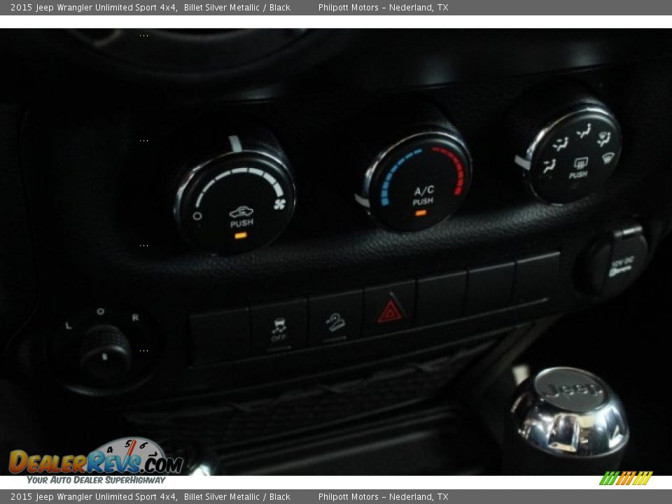 2015 Jeep Wrangler Unlimited Sport 4x4 Billet Silver Metallic / Black Photo #18