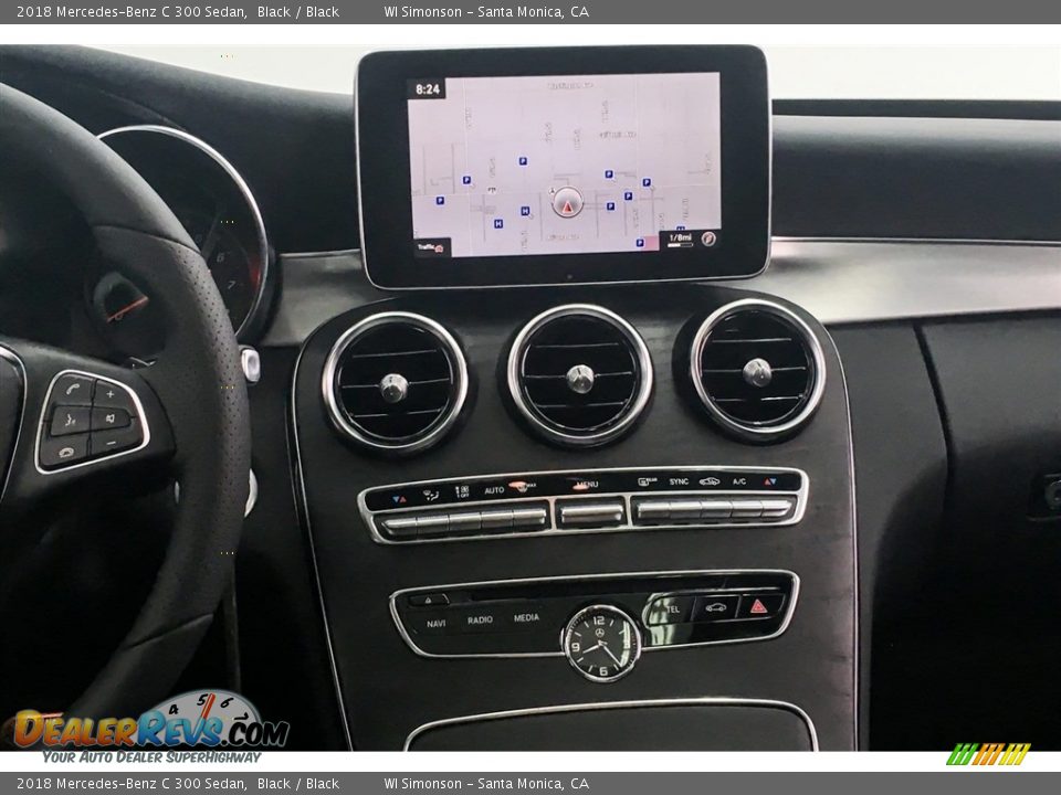 2018 Mercedes-Benz C 300 Sedan Black / Black Photo #6