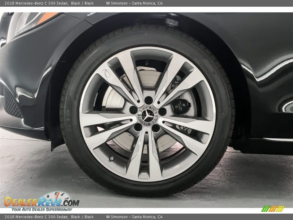 2018 Mercedes-Benz C 300 Sedan Black / Black Photo #9