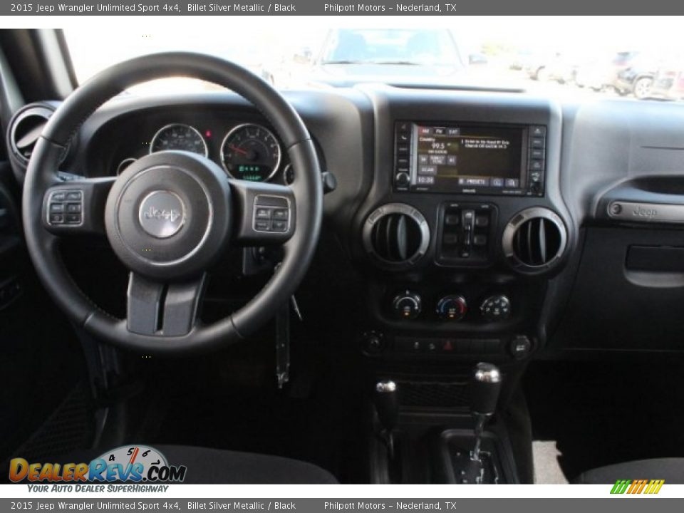 2015 Jeep Wrangler Unlimited Sport 4x4 Billet Silver Metallic / Black Photo #26