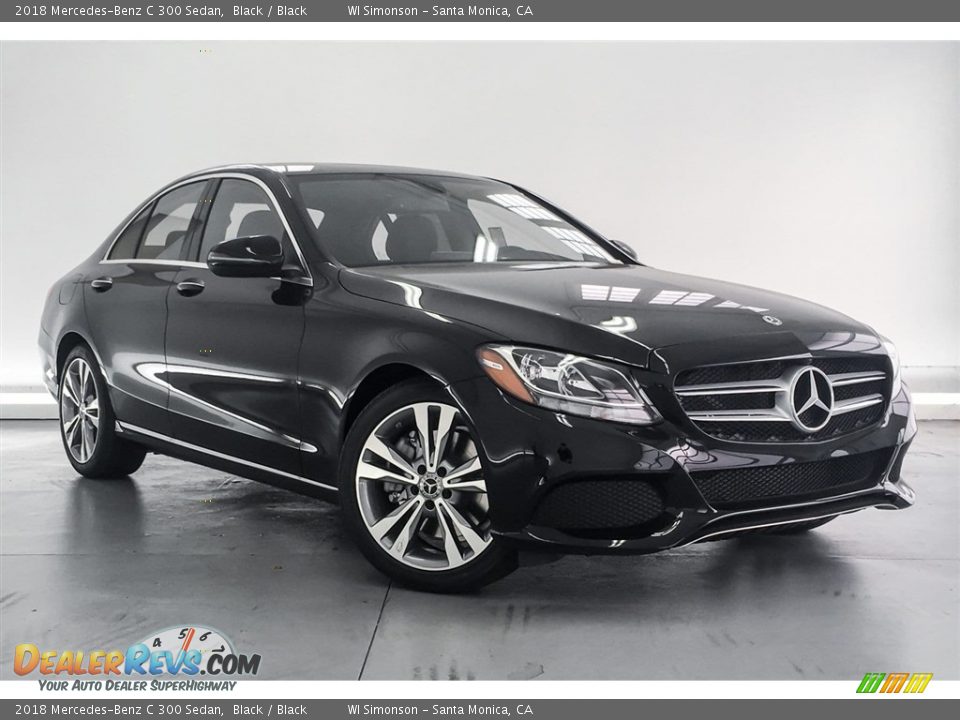 2018 Mercedes-Benz C 300 Sedan Black / Black Photo #12