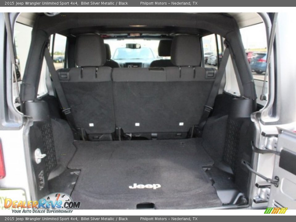 2015 Jeep Wrangler Unlimited Sport 4x4 Billet Silver Metallic / Black Photo #28