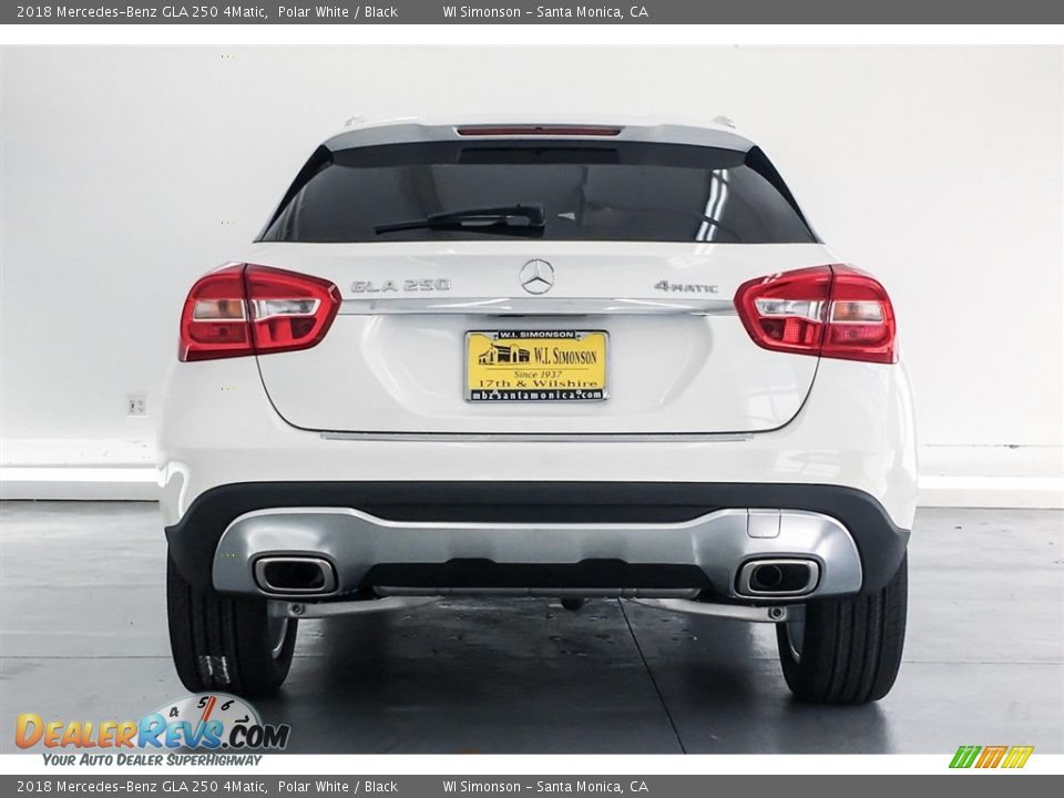 2018 Mercedes-Benz GLA 250 4Matic Polar White / Black Photo #4