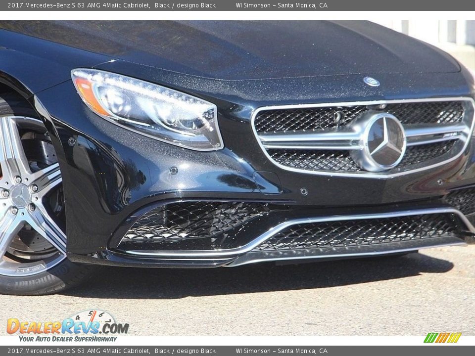2017 Mercedes-Benz S 63 AMG 4Matic Cabriolet Black / designo Black Photo #4
