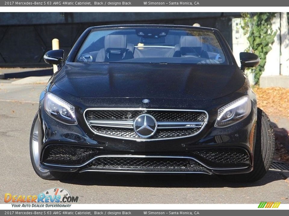 2017 Mercedes-Benz S 63 AMG 4Matic Cabriolet Black / designo Black Photo #5