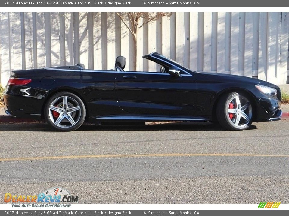 2017 Mercedes-Benz S 63 AMG 4Matic Cabriolet Black / designo Black Photo #6