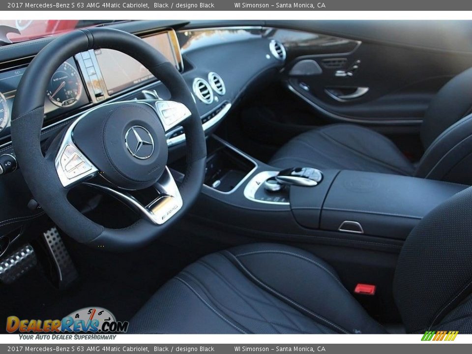 2017 Mercedes-Benz S 63 AMG 4Matic Cabriolet Black / designo Black Photo #9