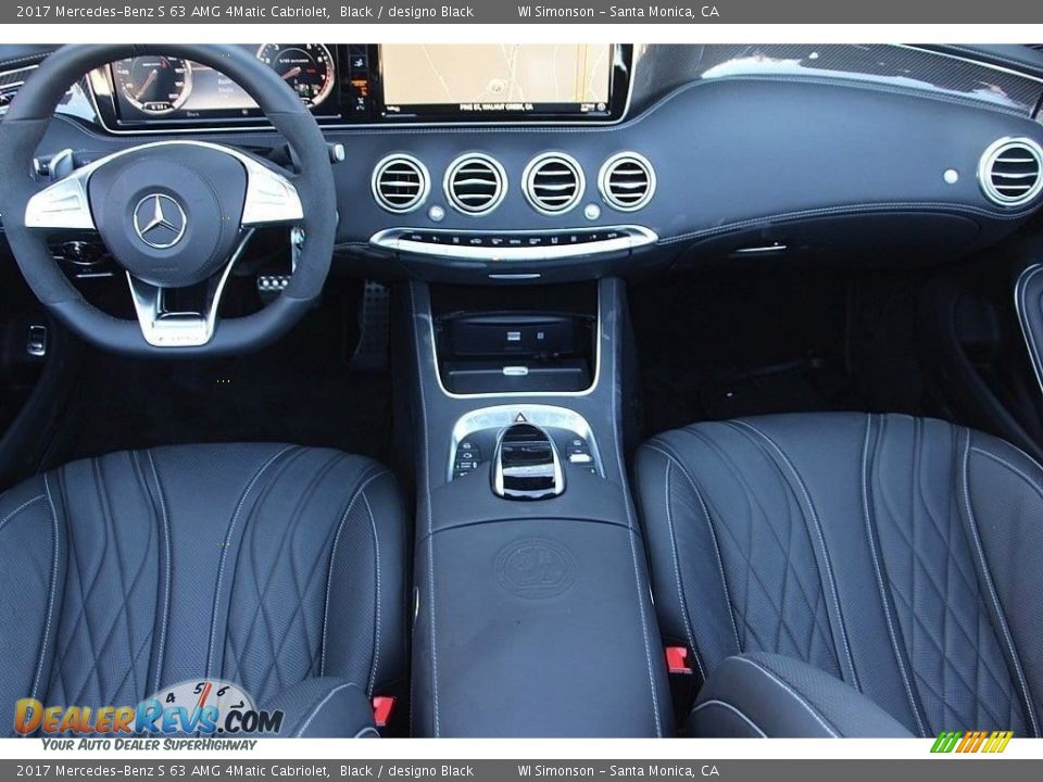 2017 Mercedes-Benz S 63 AMG 4Matic Cabriolet Black / designo Black Photo #11