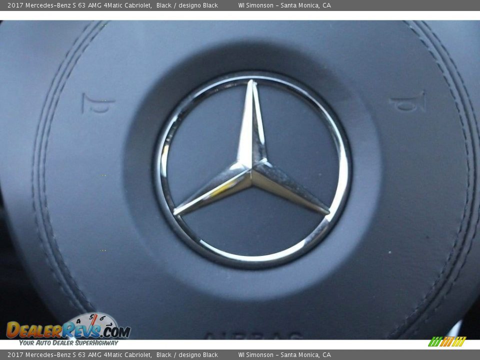 2017 Mercedes-Benz S 63 AMG 4Matic Cabriolet Black / designo Black Photo #16