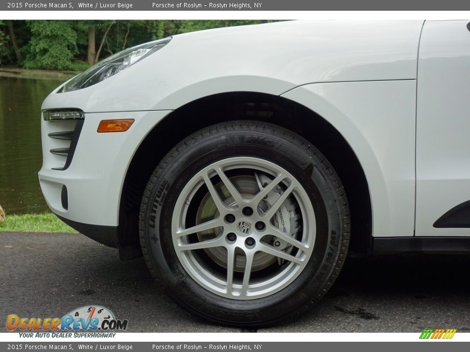 2015 Porsche Macan S White / Luxor Beige Photo #9