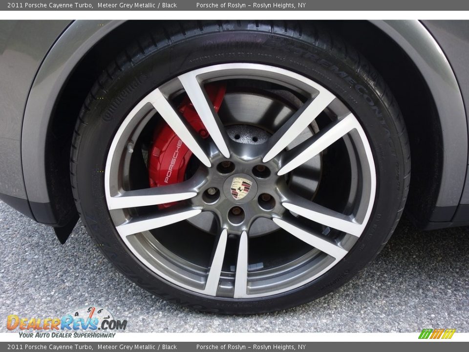 2011 Porsche Cayenne Turbo Meteor Grey Metallic / Black Photo #9