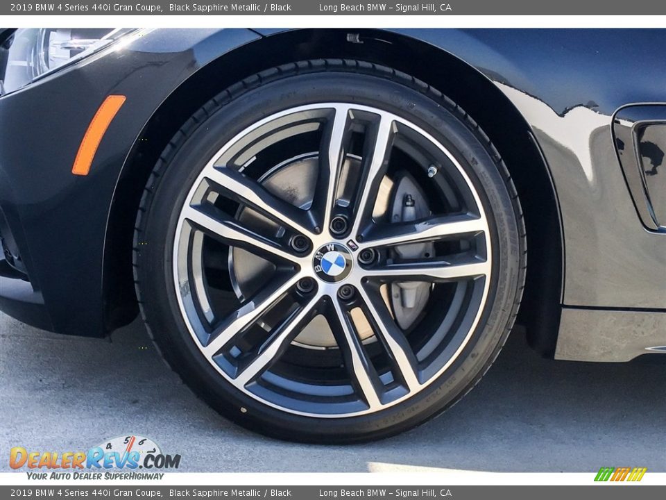 2019 BMW 4 Series 440i Gran Coupe Black Sapphire Metallic / Black Photo #9