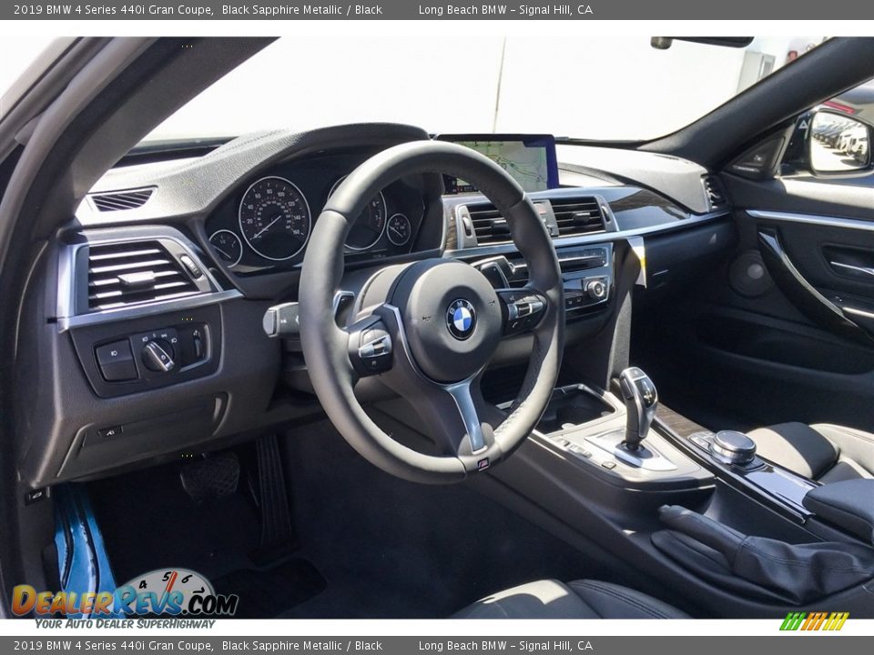 2019 BMW 4 Series 440i Gran Coupe Black Sapphire Metallic / Black Photo #5