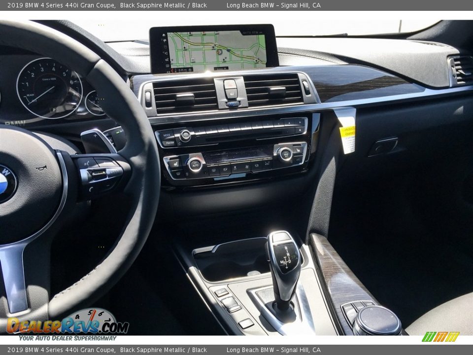 2019 BMW 4 Series 440i Gran Coupe Black Sapphire Metallic / Black Photo #6