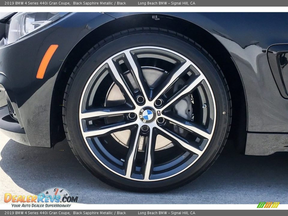 2019 BMW 4 Series 440i Gran Coupe Black Sapphire Metallic / Black Photo #9