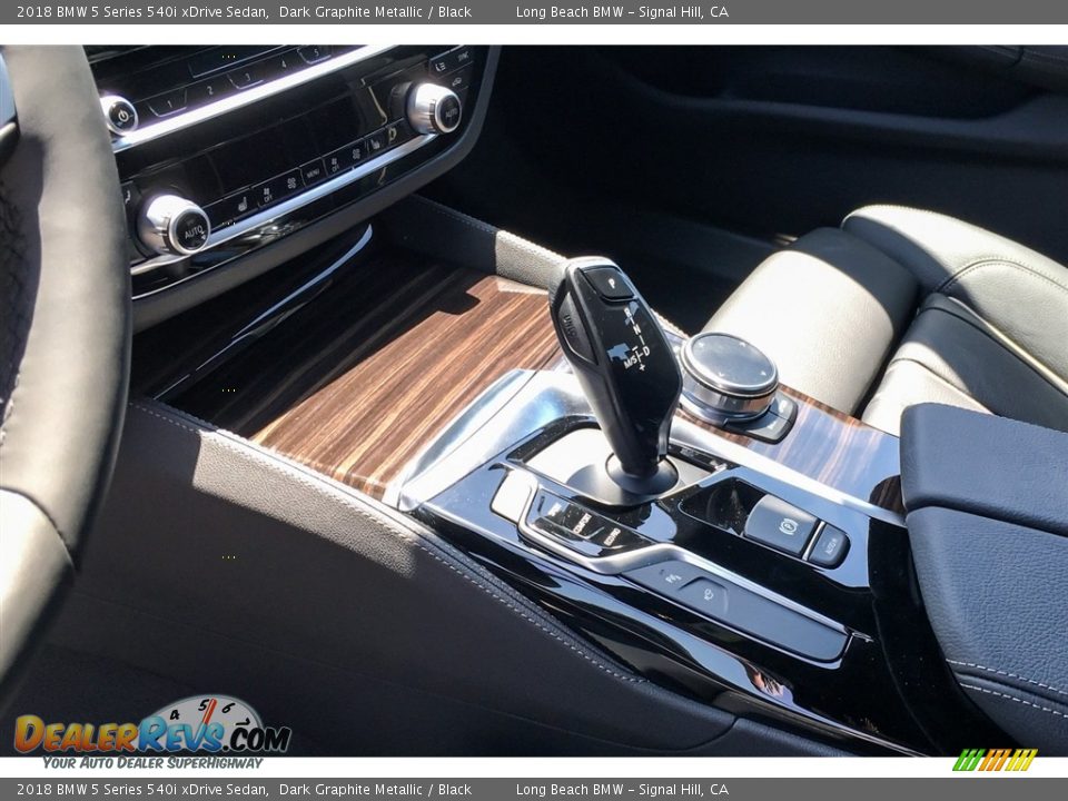 2018 BMW 5 Series 540i xDrive Sedan Dark Graphite Metallic / Black Photo #7