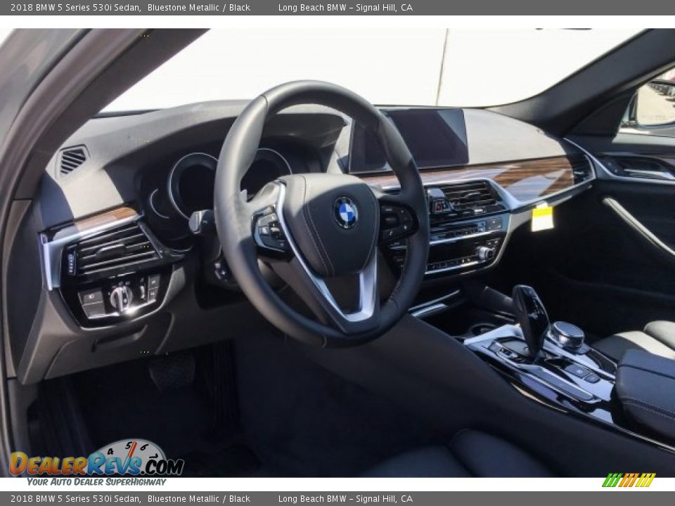 2018 BMW 5 Series 530i Sedan Bluestone Metallic / Black Photo #5