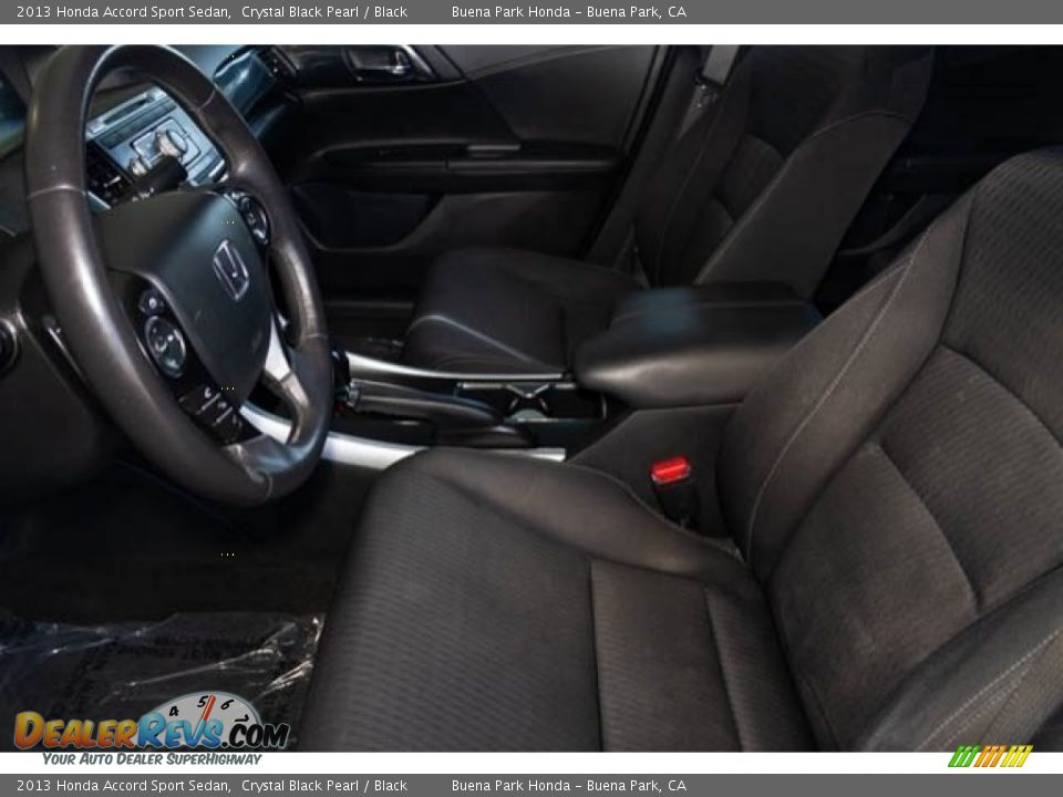 2013 Honda Accord Sport Sedan Crystal Black Pearl / Black Photo #3